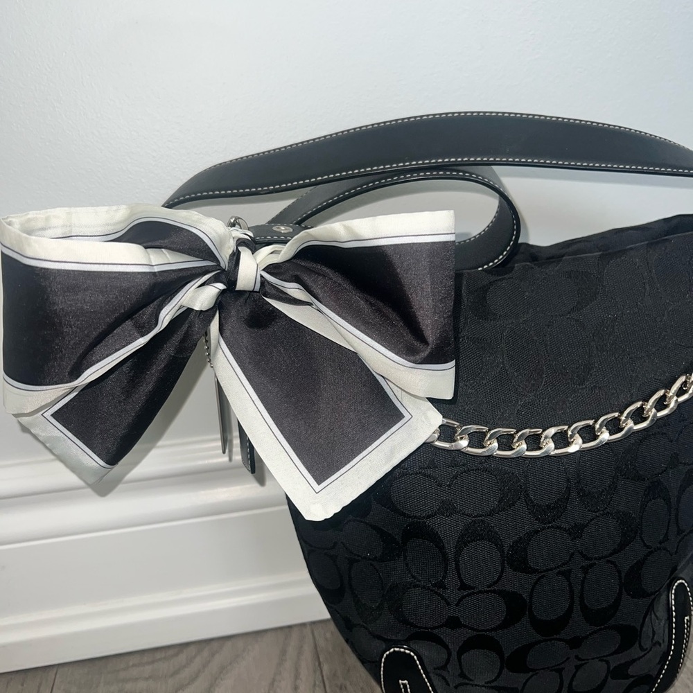 ✨ Host Pick ✨ Coach Black Signature Shoulder Bag - Picture 3 of 11